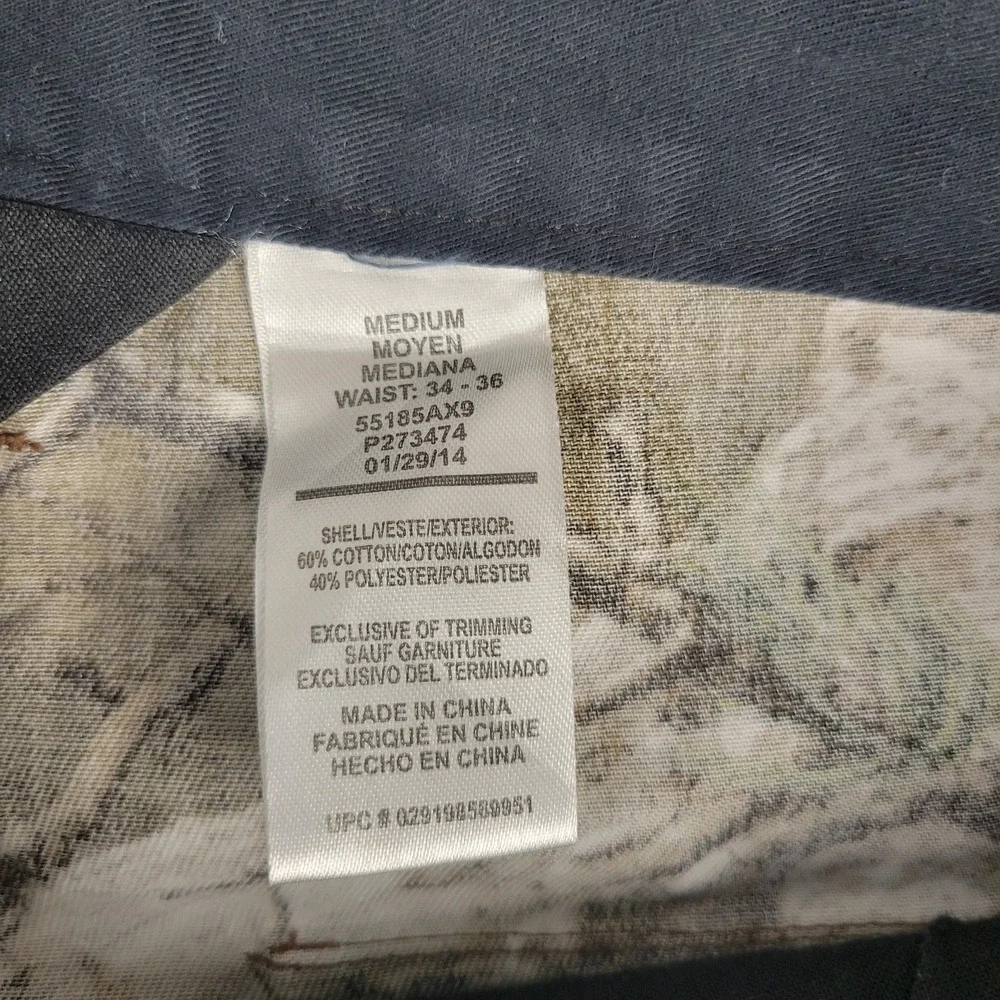 Walls Legend Camo Pants Mens M Cargo Double Knee Realtree Xtra Hunting Outdoors